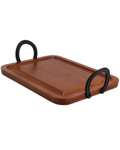 Wanda June Home by Miranda Lambert 1 Piece Bamboo Charcuterie Board in Golden Brown