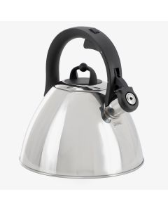 Mr. Coffee Starsbury 2.1 Quart Stainless Steel Whistling Tea Kettle with Stay-Cool Handles