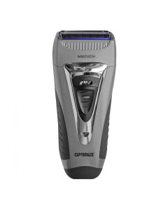 Optimus Curve Rechargeable Triple Wet/Dry Men's Shaver in Black and Silver