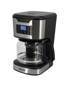 Better Chef 12-Cup Programmable Coffee Maker in Black with Stainless Steel Accents