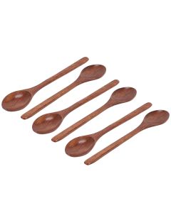 MegaChef 6 Piece 9 Inch Acacia Wood Spoon Set